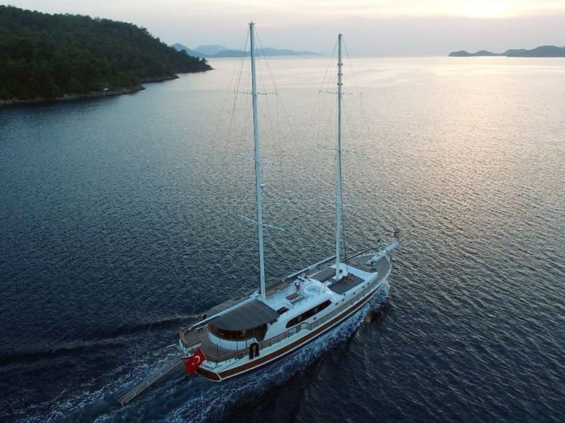 Bozburun Caicco cabina 6  cuccette 12  12  ospiti 34 m Numero dell'inserzione: #10045 3