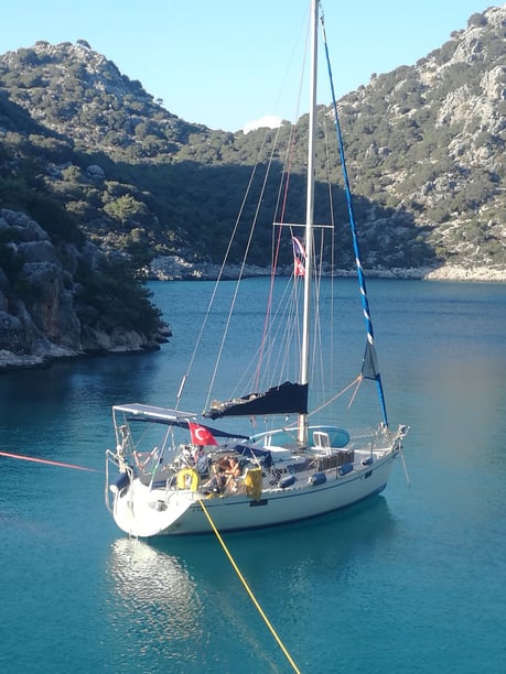 Finike Sailboat 2 cabin 4 berths 4 guests 9.6 m Listing Number: #10086 2