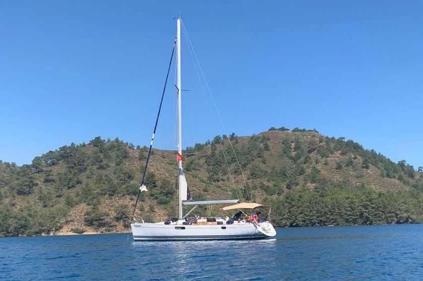 Marmaris Yelkenli 3 kabin Konaklama 6 kişi Seyir 6 kişi 49 ft İlan No: #10097