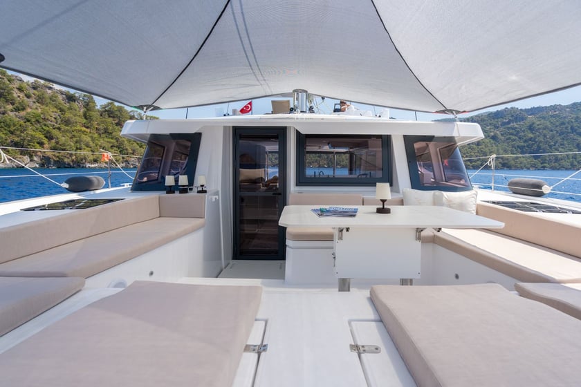 Fethiye Catamaran 4 cabin 8 berths 8 guests 14.28 m Listing Number: #10159 5