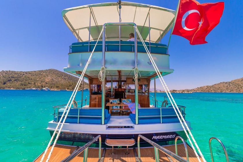 Bozburun Gulet 2 cabin 4 berths 4 guests 13 m Listing Number: #10338 3