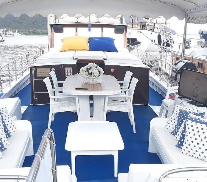Marmaris Gulet 1 kabin  Seyir 12 kişi 13 m İlan No: #10340 3