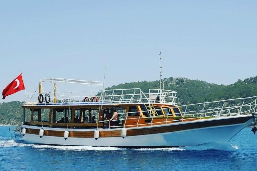 Demre Gulet   58 guests 20 m Listing Number: #10393 2