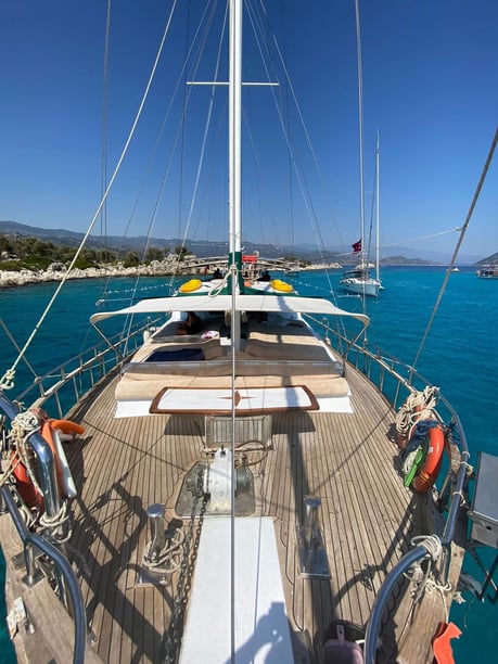 Antalya Gulet Cabine 6  Couchettes 12  Invités 12  23 m Numéro de l'annonce: #10660 5