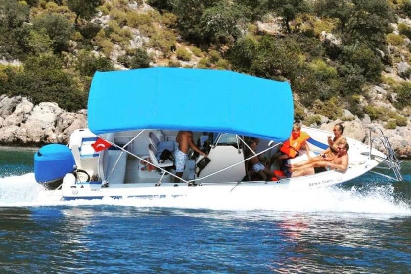 Fethiye Motorboat   4 guests 5.1 m Listing Number: #10752 3