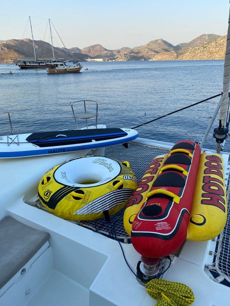 Marmaris Katamaran 3 kabin Konaklama 6 kişi Seyir 6 kişi 45 ft İlan No: #10785 5