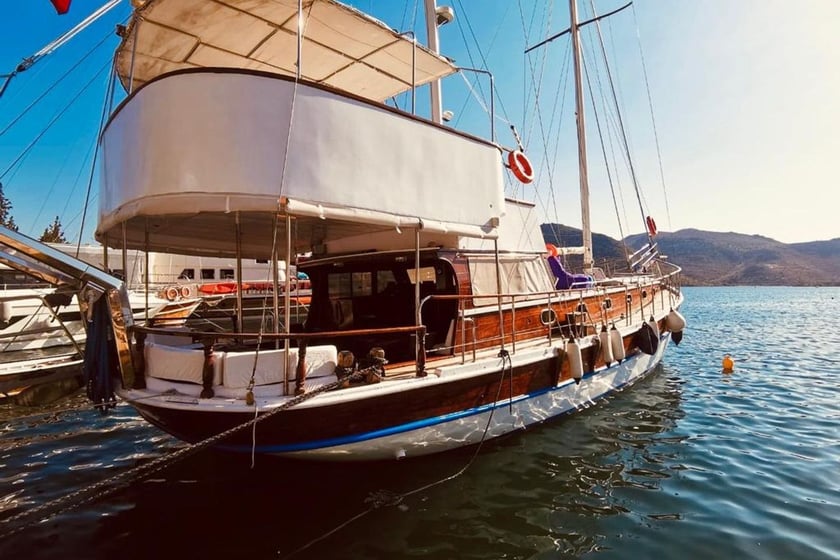 Bozburun Gulet 3 cabin 6 berths 6 guests 19 m Listing Number: #11213 2