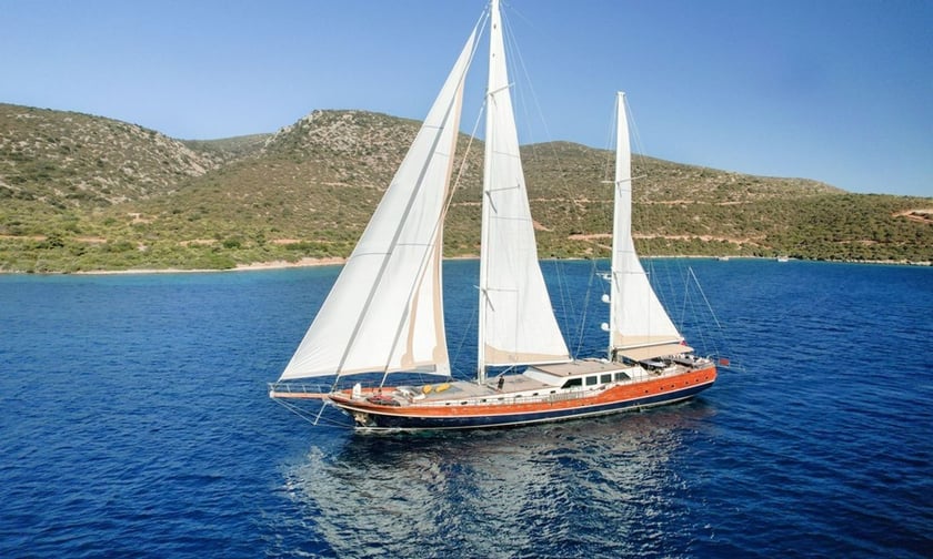 Bodrum Gulet Cabine 6  Couchettes 12  Invités 12  47 m Numéro de l'annonce: #11214 2