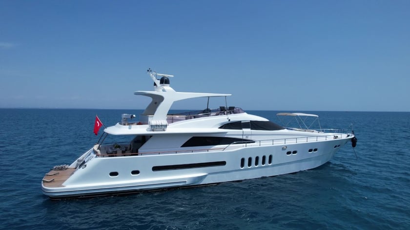Antalya Motoryacht 4 Kabine 8 Liegeplätze 12 Gäste 30 m Nummer des Inserats: #12300