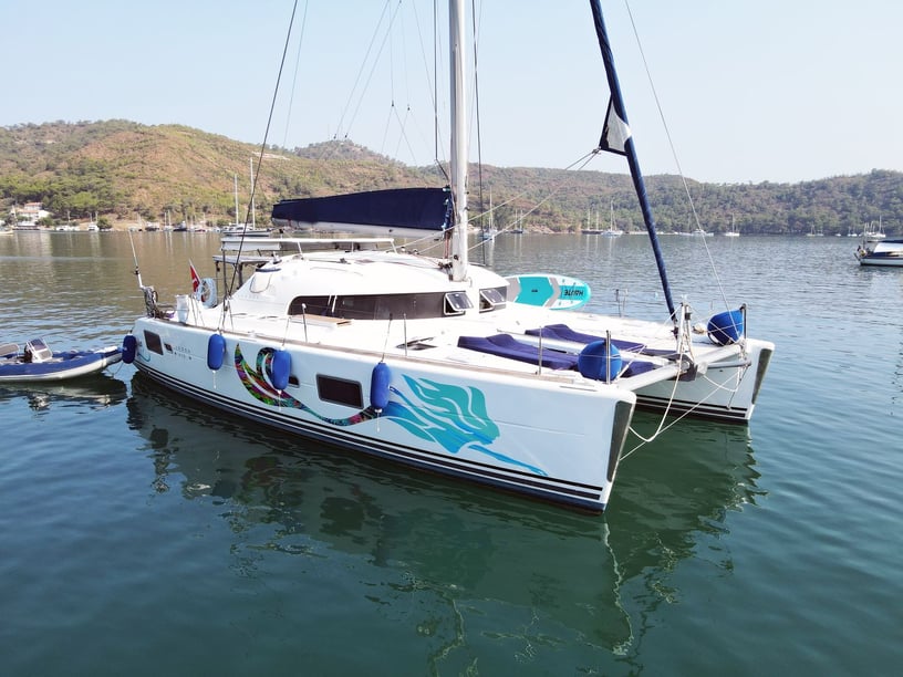 Fethiye Catamaran 4 cabin 8 berths 8 guests 13 m Listing Number: #12327 2