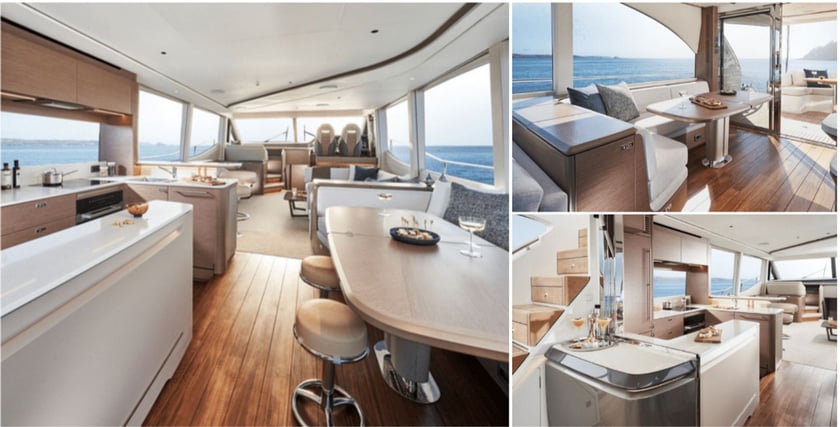 Split Yacht à moteur Cabine 4  Couchettes 8  Invités 8  22.31 m Numéro de l'annonce: #12548 4