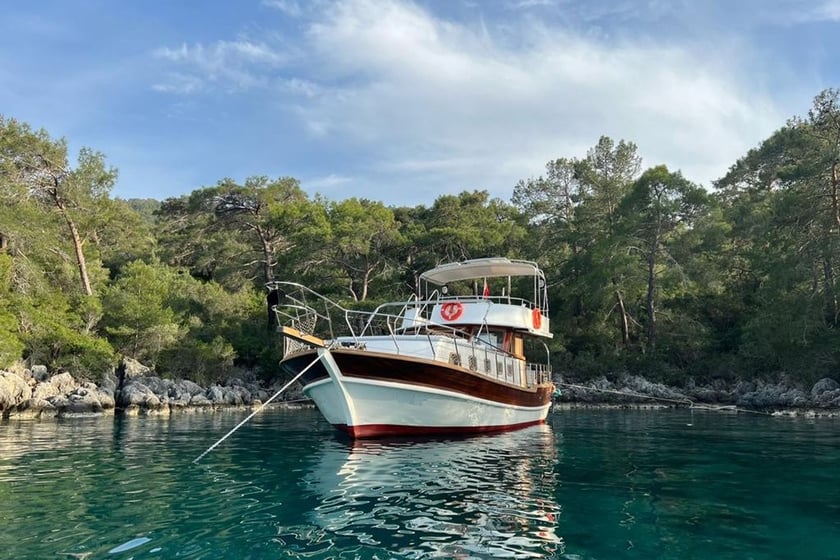 Fethiye Gulet   12  gasten 12.5 m Lijstnummer: #12722