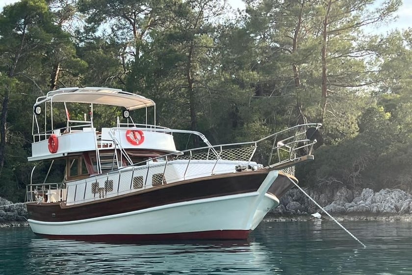 Fethiye Gulet   12  gasten 12.5 m Lijstnummer: #12722 2