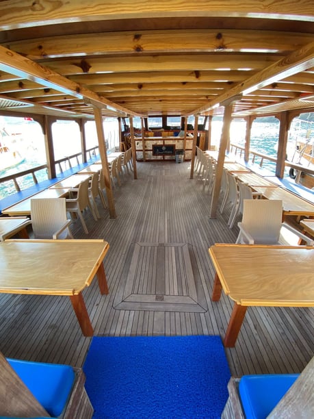 Antalya Gulet 1 cabin  85 guests 20 m Listing Number: #12752 3