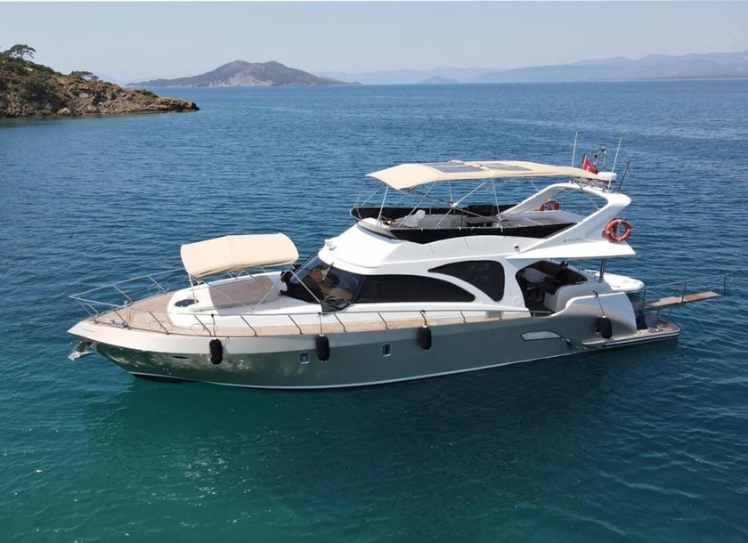 Fethiye Motor Yacht 2 cabin 4 berths 4 guests 15 m Listing Number: #12753