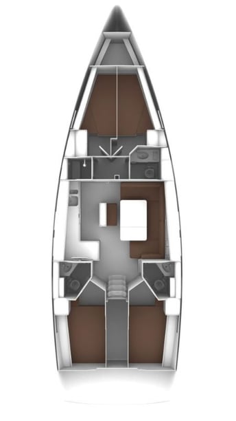 Gocek Sailboat 4 cabin 8 berths 8 guests 14.27 m Listing Number: #12802 5