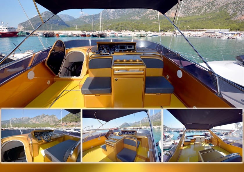 Antalya Motoryat 3 kabin Konaklama 6 kişi Seyir 6 kişi 24 m İlan No: #12826 4