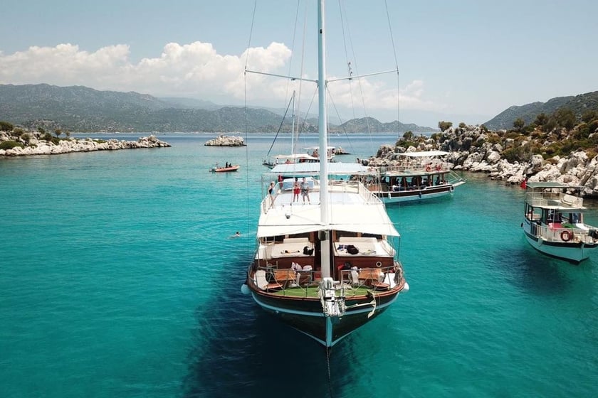 Demre Gulet   95 guests 24 m Listing Number: #12864 3