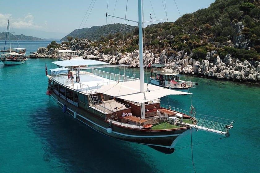 Demre Gulet   95 guests 24 m Listing Number: #12864 4