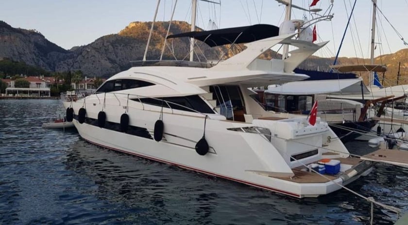 Gocek Motor Yacht 4 cabin 8 berths 8 guests 23 m Listing Number: #12933