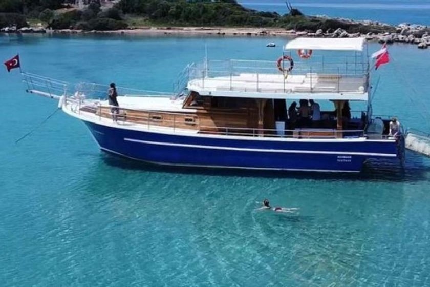 Datca Gulet 2 cabin 4 berths 4 guests 13.5 m Listing Number: #13191