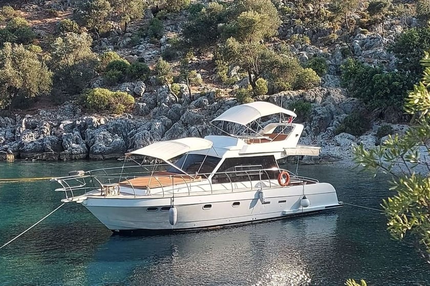 Fethiye Motor Yacht 2 cabin 4 berths 12 guests 13.7 m Listing Number: #13310