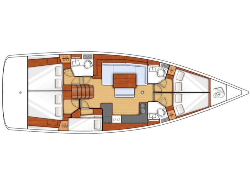 Kalkara Barca a vela cabina 5  cuccette 12  12  ospiti 14.62 m Numero dell'inserzione: #4897 5