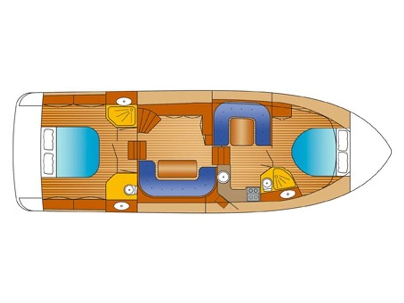 Woudsend Motorboot Cabine 2  4  slaapplaatsen 4  gasten 12.8 m Lijstnummer: #6220 4