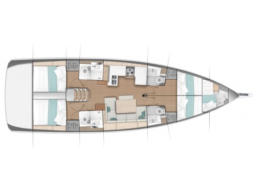 Dubrovnik Segelboot 5 Kabine 11 Liegeplätze 11 Gäste 14.8 m Nummer des Inserats: #6819 2