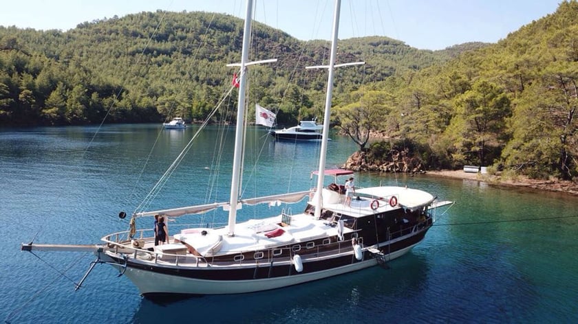 Fethiye Gulet 6 cabin 12 berths 12 guests 22 m Listing Number: #8735