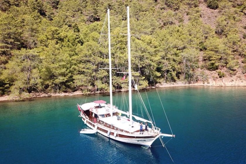 Fethiye Gulet 6 cabin 12 berths 12 guests 22 m Listing Number: #8735 3