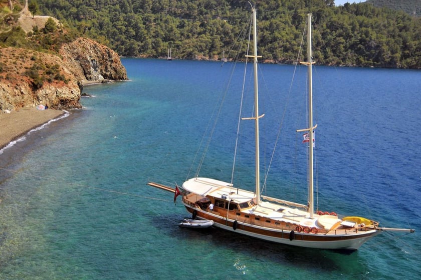 Fethiye Gulet 6 cabin 12 berths 12 guests 22 m Listing Number: #8735 2