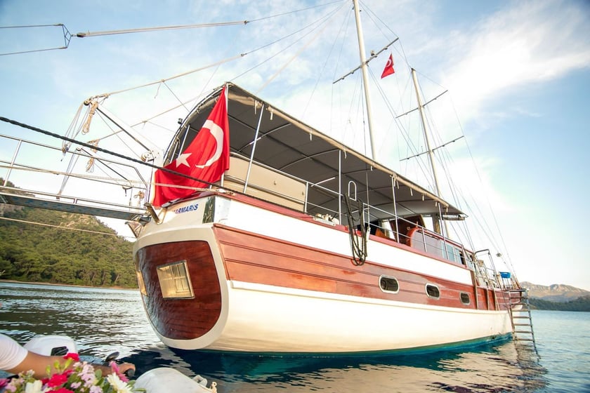 Selimiye Gulet 6 cabin 12 berths 12 guests 23 m Listing Number: #8872 3