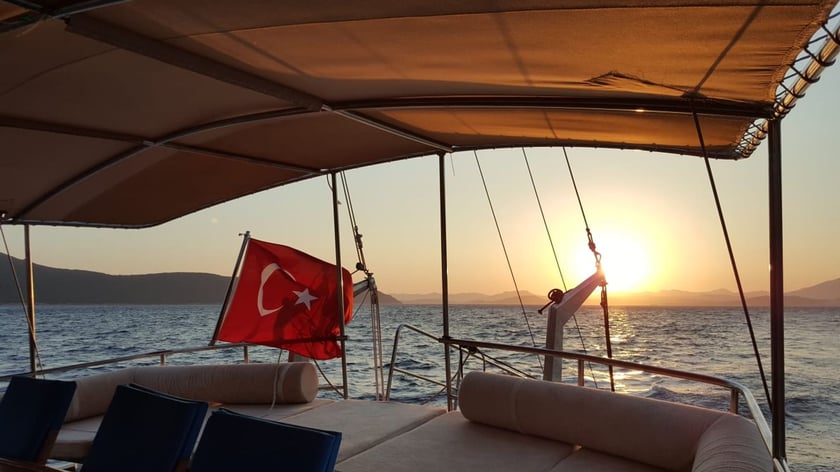 Selimiye Gulet 5 cabin 10 berths 10 guests 24 m Listing Number: #9008 3