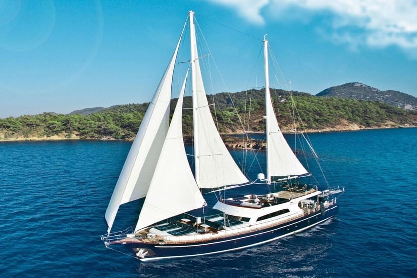 Fethiye Gulet Cabine 6  12  slaapplaatsen 12  gasten 30 m Lijstnummer: #9179