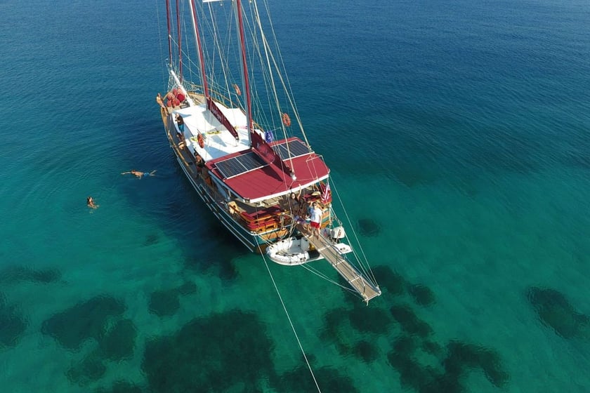 Bodrum Caicco cabina 4  cuccette 8  8  ospiti 21 m Numero dell'inserzione: #9254 3