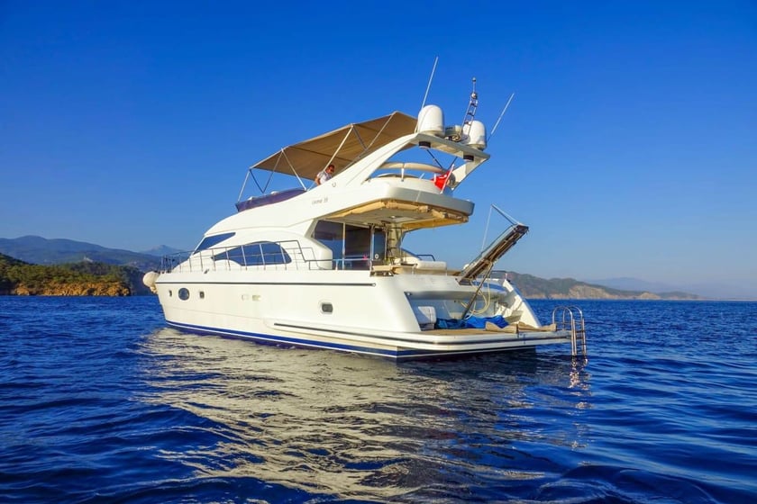 Fethiye Motor Yacht 3 cabin 6 berths 6 guests 20 m Listing Number: #9347 3