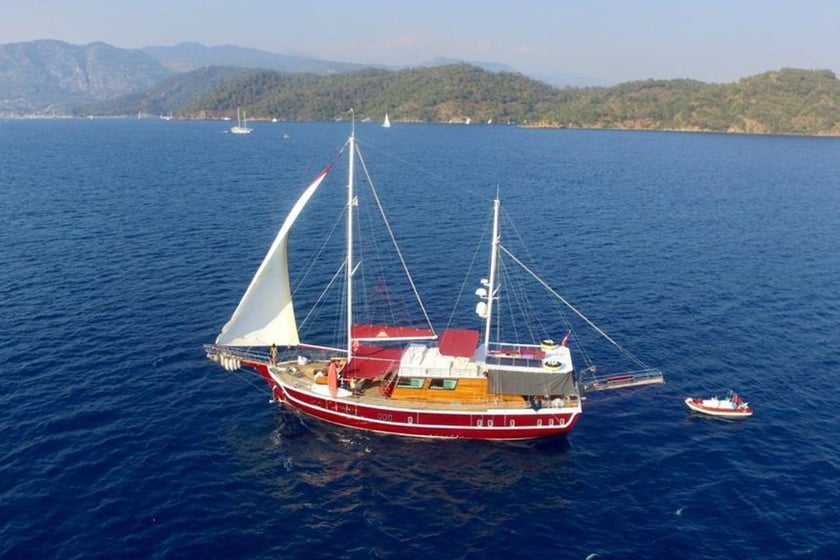 Fethiye Gulet Cabine 6  12  slaapplaatsen 12  gasten 24 m Lijstnummer: #9362