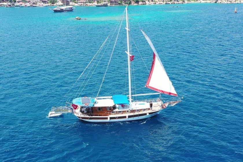 Demre Gulet 4 cabin 8 berths 8 guests 17 m Listing Number: #9393 2