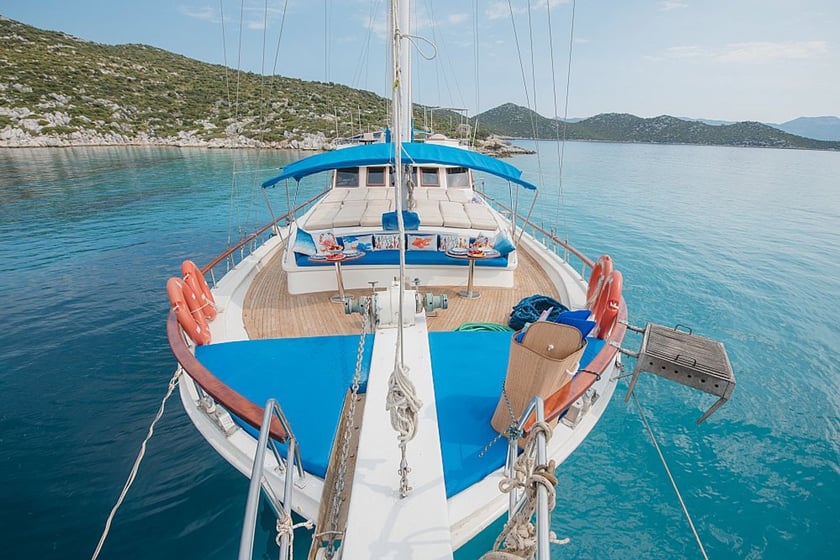 Marmaris Gulet 7 Kabine 14 Liegeplätze 14 Gäste 24 m Nummer des Inserats: #9408 5