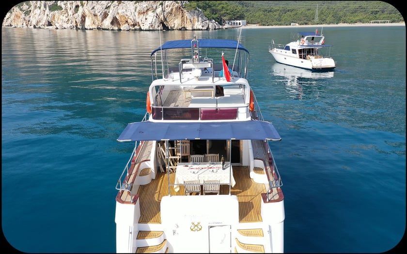 Antalya Motor Yacht 3 cabin 6 berths 6 guests 21 m Listing Number: #9425 3