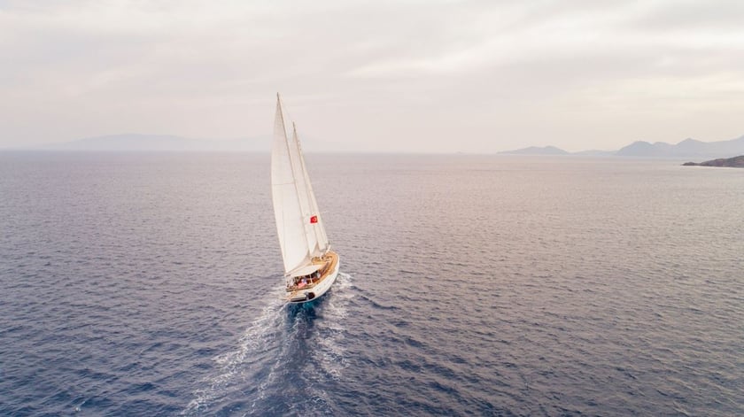 Bodrum Gulet 5 cabin 10 berths 10 guests 42.5 m Listing Number: #9464 2