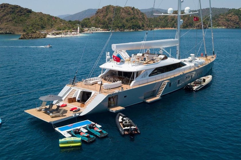 Bodrum Gulet 6 cabin 12 berths 12 guests 50 m Listing Number: #9476