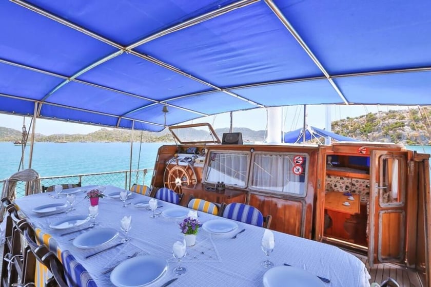 Bozburun Gulet 6 cabin 12 berths 12 guests 20 m Listing Number: #9484 3