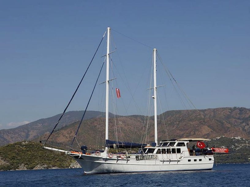 Marmaris Gulet 8 cabin 16 berths 16 guests 25 m Listing Number: #9642 2