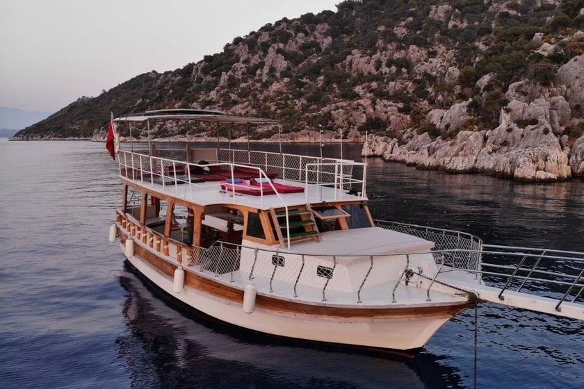 Demre Gulet   30 guests 13.5 m Listing Number: #9646