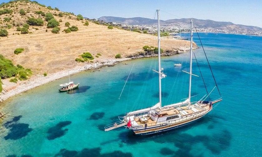 Bodrum Gulet 4 cabin 8 berths 8 guests 24 m Listing Number: #9697 2