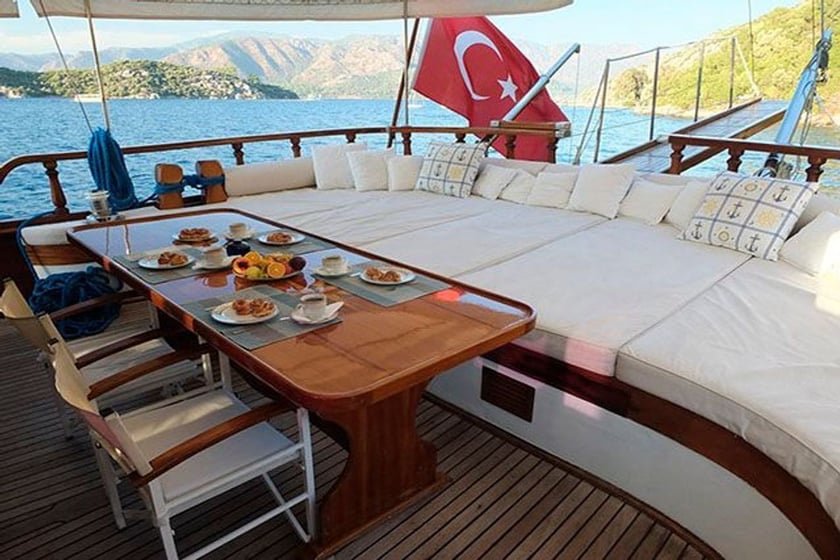 Marmaris Gulet 3 Kabine 6 Liegeplätze 6 Gäste 22 m Nummer des Inserats: #9710 5