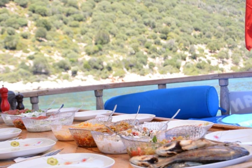 Kas Gulet   16 guests 14.5 m Listing Number: #9886 4