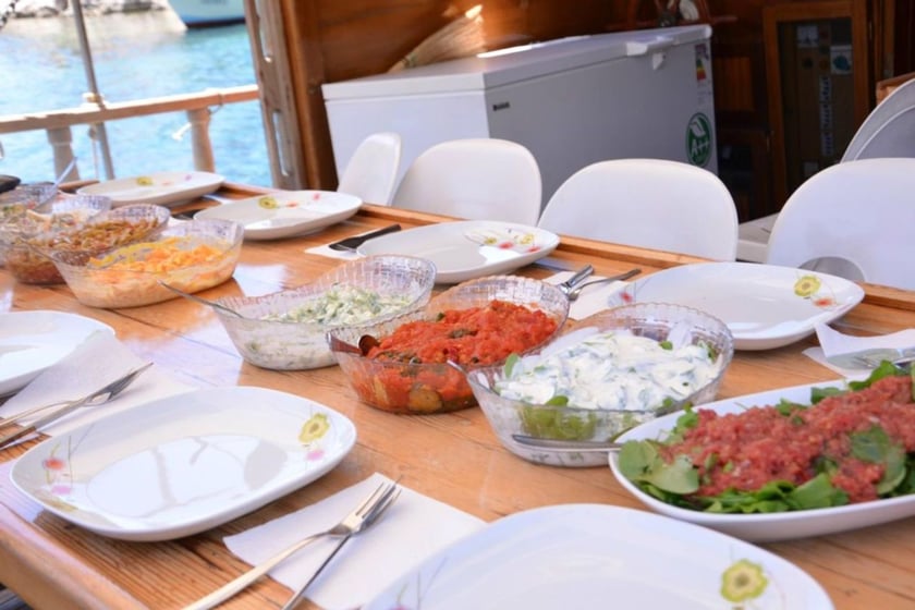 Kas Gulet   16 guests 14.5 m Listing Number: #9886 3